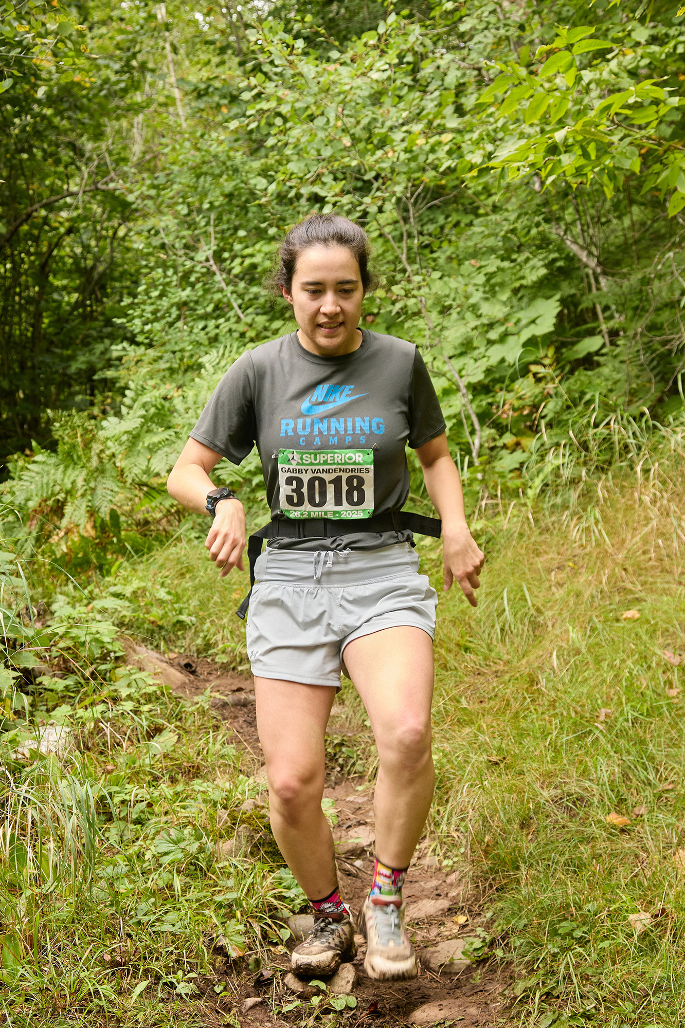 2025 Moose Mountain Marathon Winner Gabby Vandendries - Photo Credit Christine Armbruster