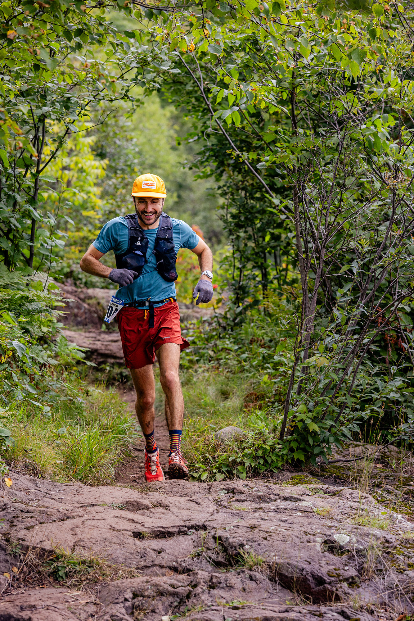 50 Miler Still Running Well at Temperance River SFTR 2025 - Photo Credit Katrina Gaisford