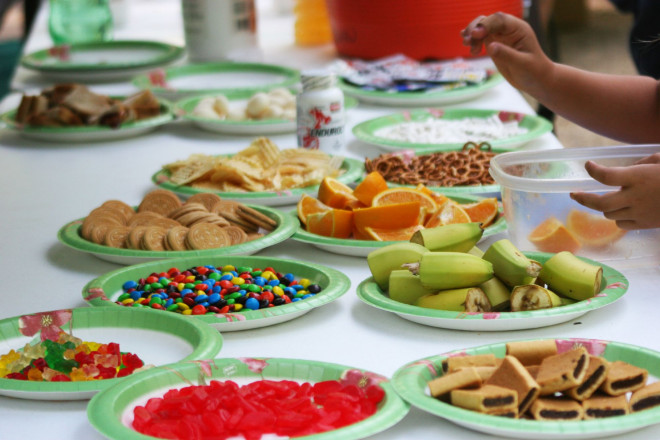 Aid Station Goodness - Photo Credit Daniel Blomberg