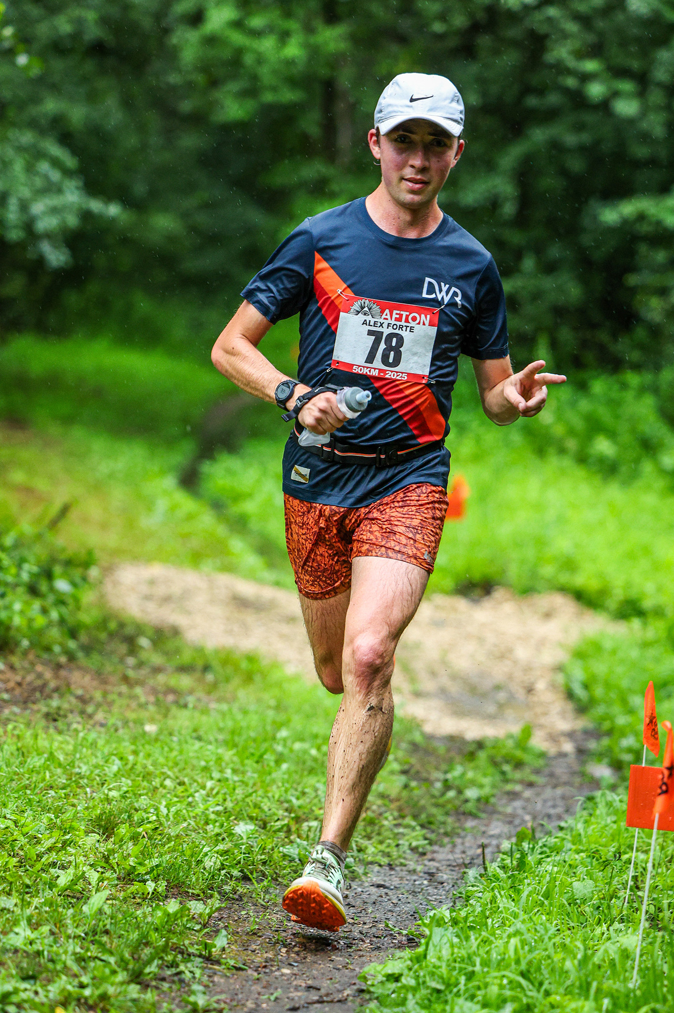 Alex Forte EnRoute to His Third Afton 50K Win in 2025 - Photo Credit Scott Rokis