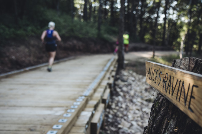 Alices Ravine on an Awesome Trail - Photo Credit Fresh Tracks Media