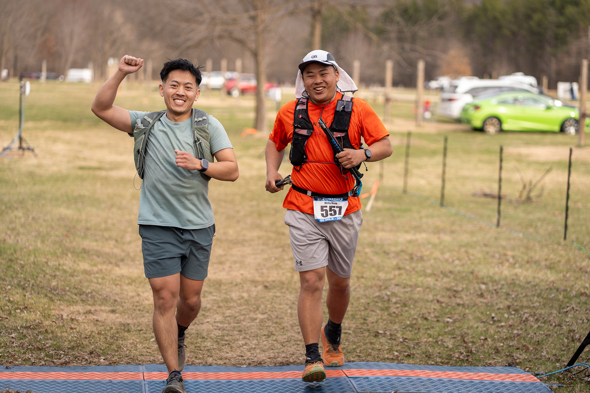All Smiles On the Zumbro Finish Line - Photo Credit Jamison Swift