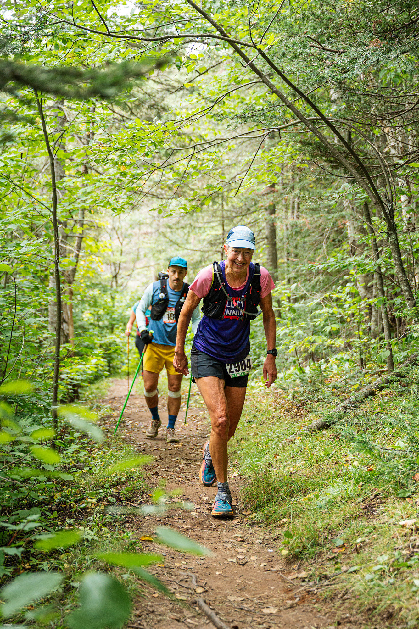 Ann Norton on the Power Hike at SFTR 2025 - Photo Credit Anastasia Wilde