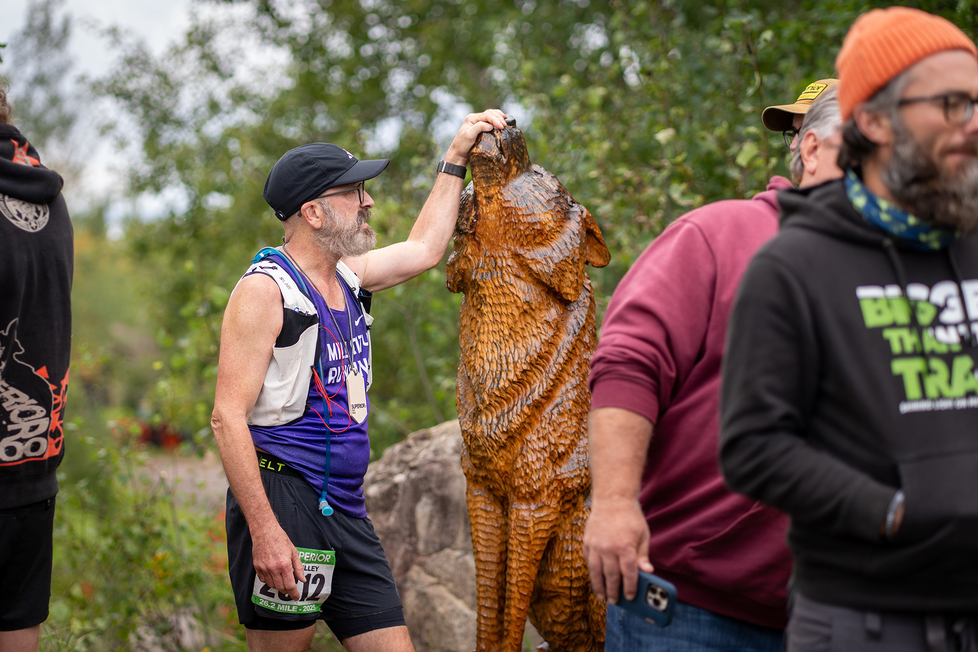 Checking in with the Wolf - Photo Credit Jamison Swift