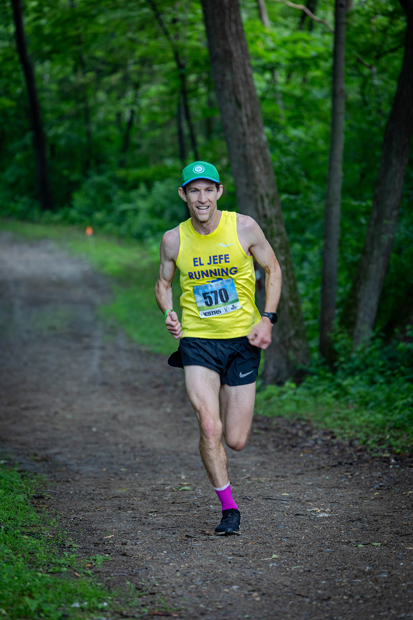 Danny Docherty Enroute to the ESTRS French 5KM Win in 2025 - Photo Credit Mike Wheeler