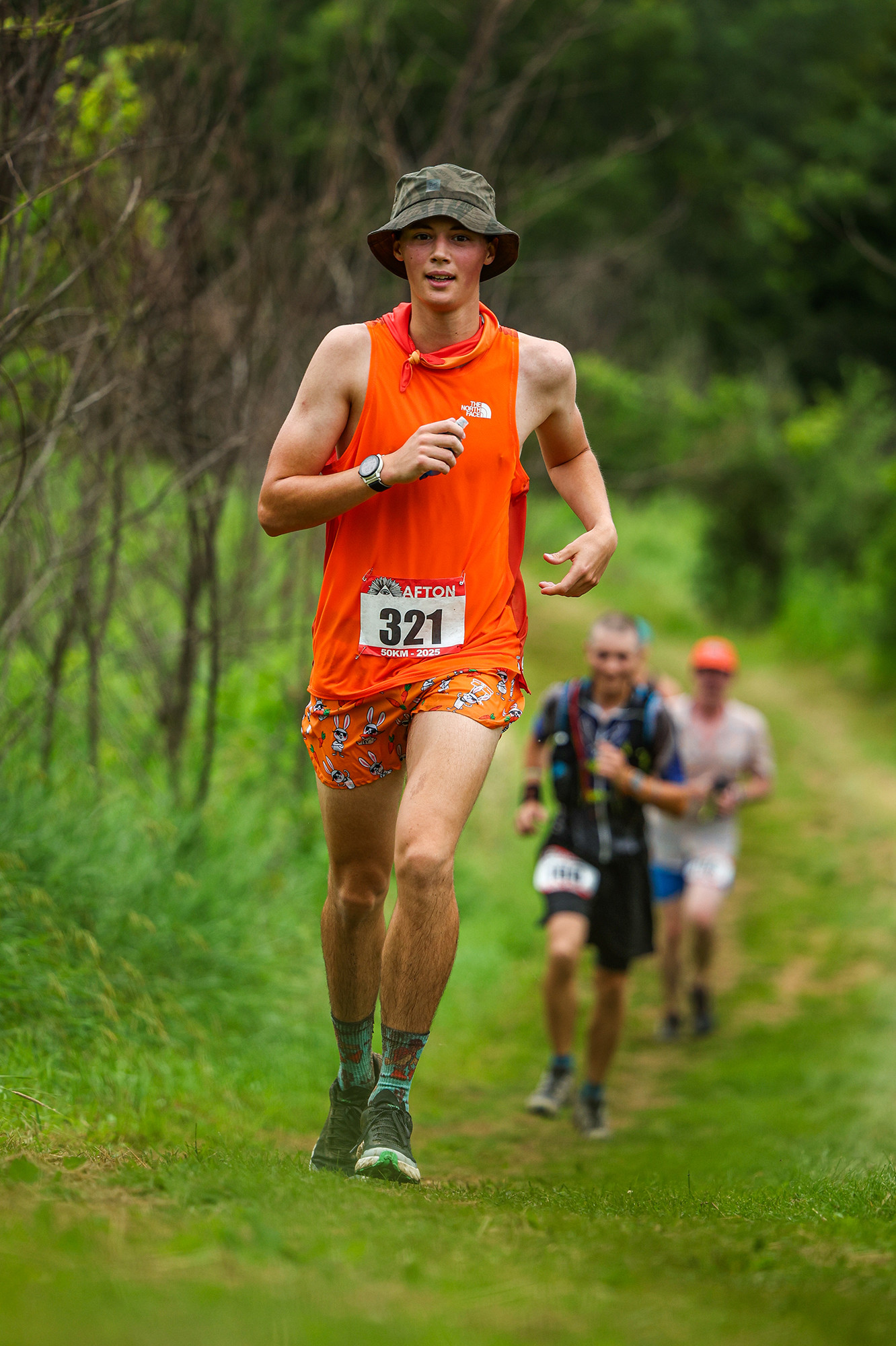 David Running Well as Usual - Photo Credit Scott Rokis