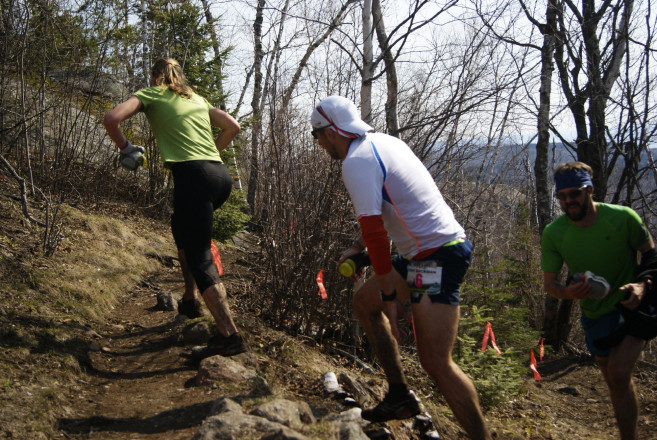 Eventual 2014 Womens Winner Christi Nowak Leading the Charge at the Turn - Photo Credit Amanda Susnik