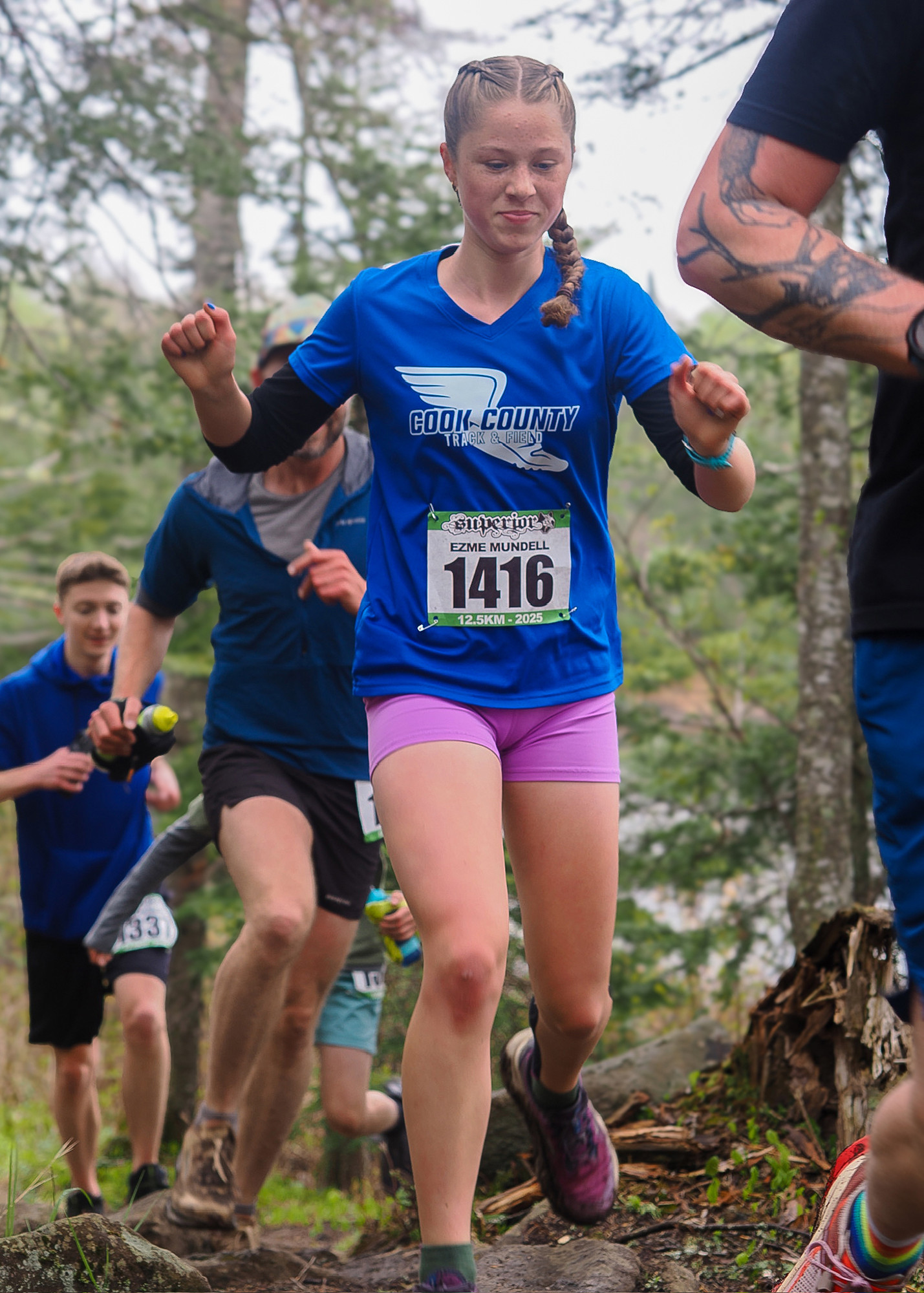 Ezme Navigating the Rocks and the Roots - Photo Credit Kevin Langton