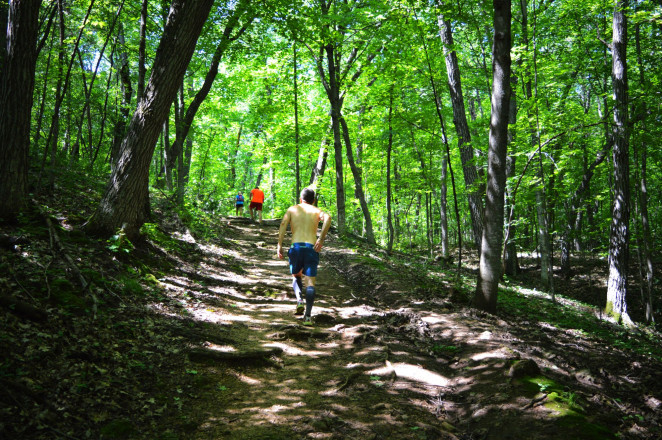 Heading up the Meatgrinder - Photo Credit Rob Henderson