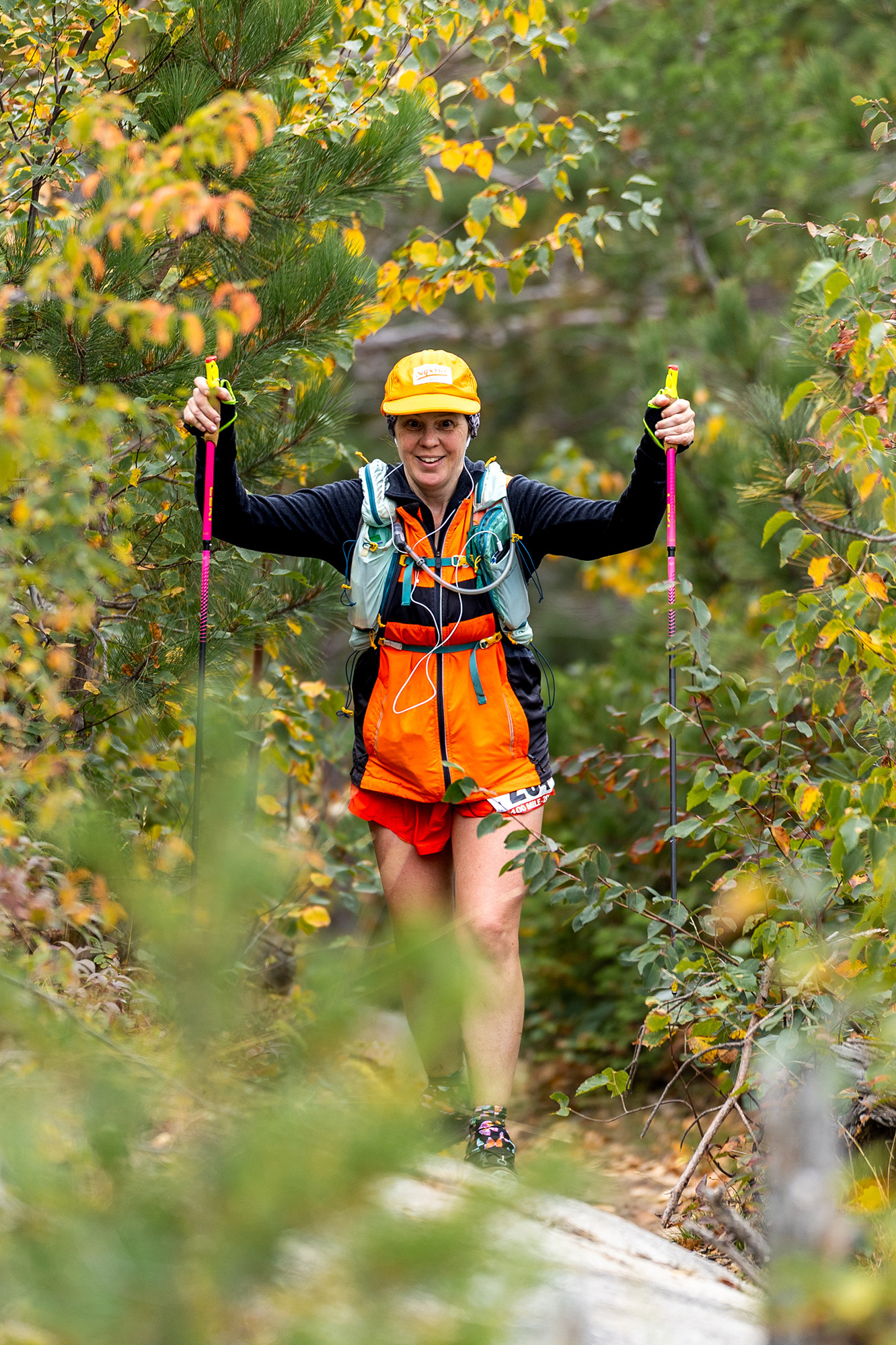 Hints of Color on the Way Up Mt Trudee SFTR 2025 - Photo Credit Scott Rokis