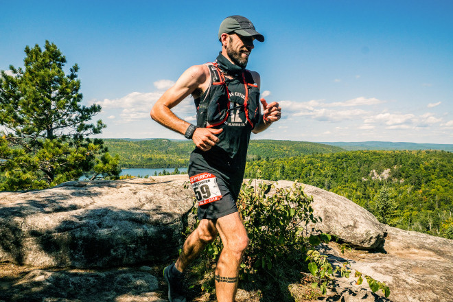 Jason Dreier Happy On Top of Mt Trudee - Photo Credit Cole Peyton