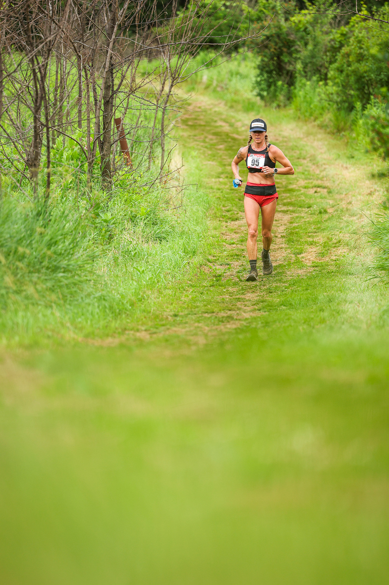 Jess on the Final Climb - Photo Credit Scott Rokis