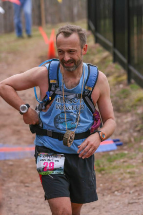 Joel Button Finishes the 50KM - Photo Credit Mike Wheeler