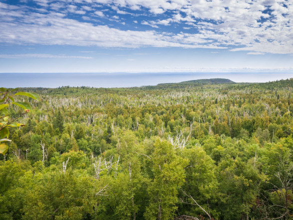 Lake Superior as Seen From the Trail - Photo Credit Zach Pierce