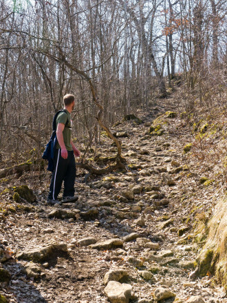 Matt Schrader in the Rubble - Photo Credit Zach Pierce