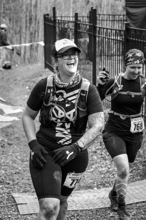 Meredith and Emily Stoked of Course - Photo Credit Mike Wheeler