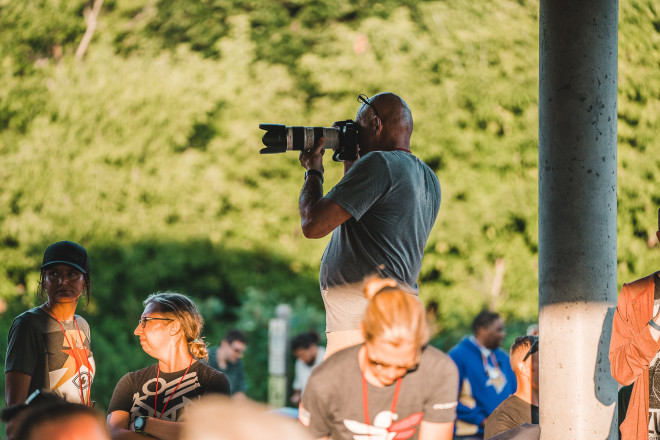 Mike Wheeler Doing What He Does Best - Photo Credit Fresh Tracks Media