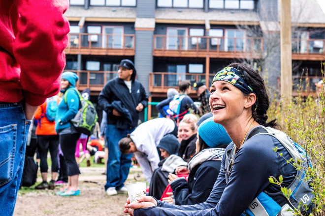 Post Race Bliss - Photo Credit Fresh Tracks Media