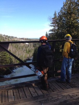 Pre-Race Trail Work Day - Photo Credit Eric Ealy