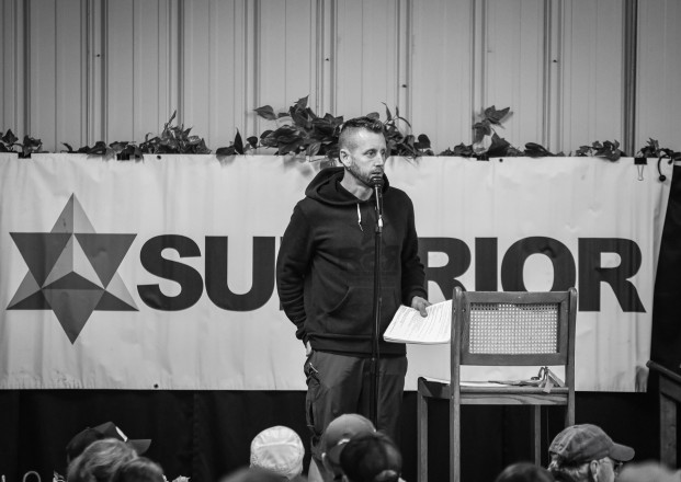 Race Director John Storkamp at the 100 Mile Pre Race - Photo Credit David Markman