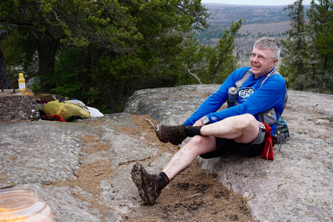 Rick Bothwell Taking a Minute off His Feet - Photo Credit Amy Broadmore