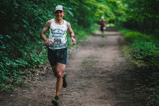 Robert Day Enjoying the Run - Photo Credit Fresh Tracks Media
