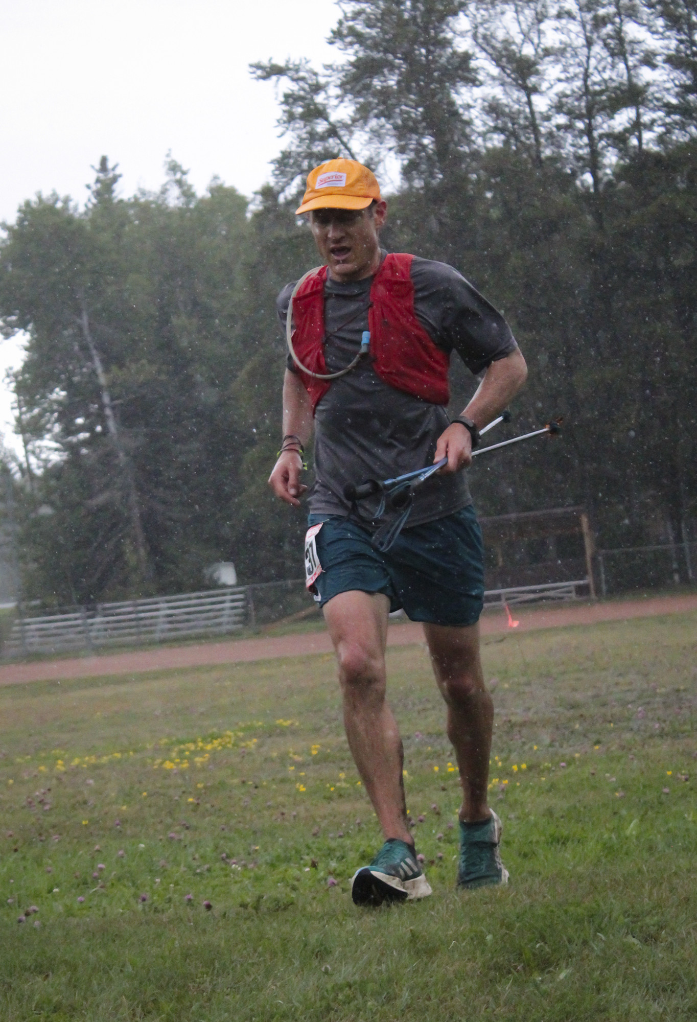 Running in the Rain at SFTR 2025 - Photo Credit Ryn Haaversen