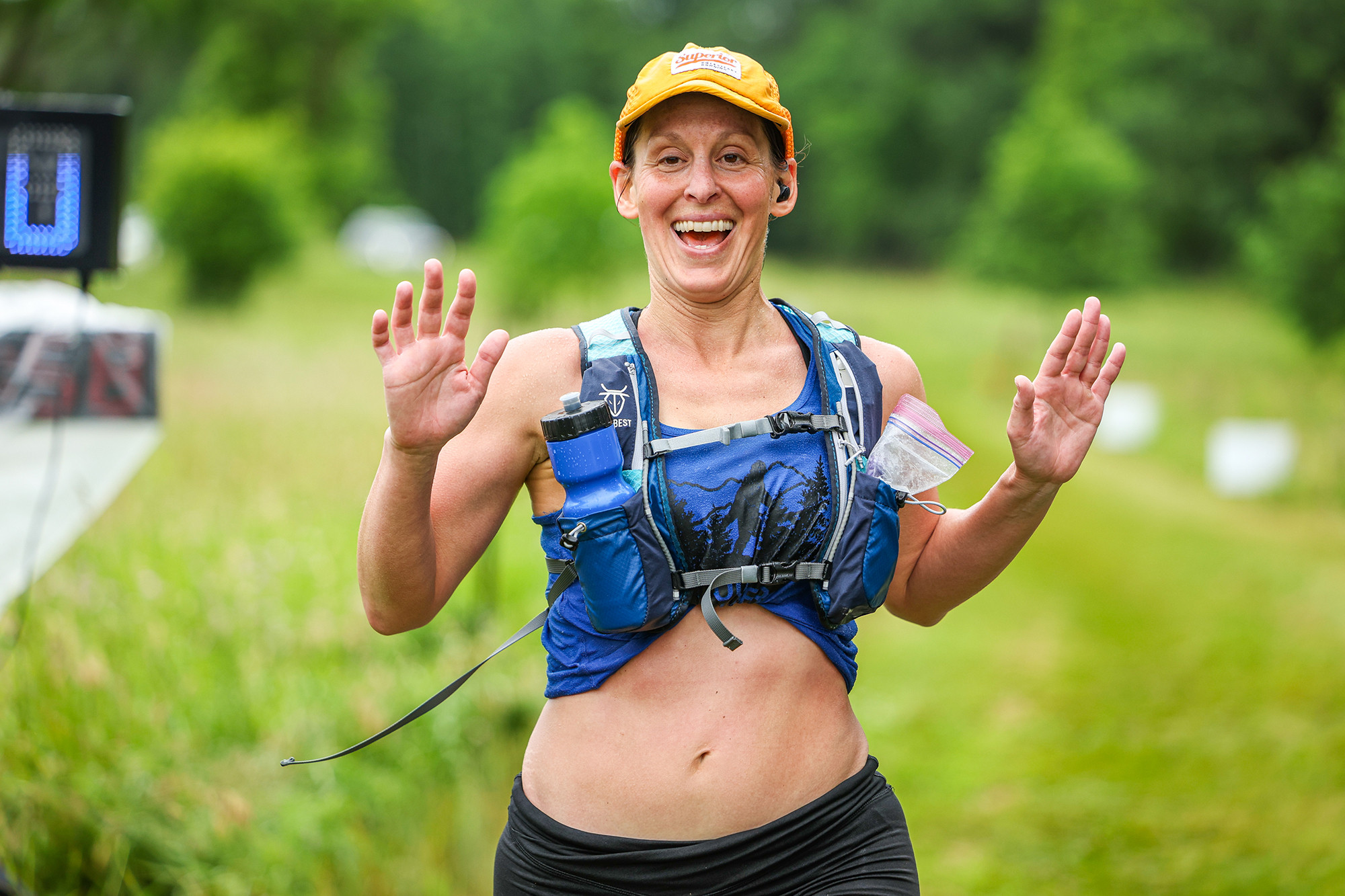 Smiling in the Rain at Afton 2025 - Photo Credit Scott Rokis