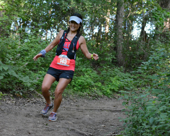 Stephanie Going Downhill - Photo Credit John Stewart