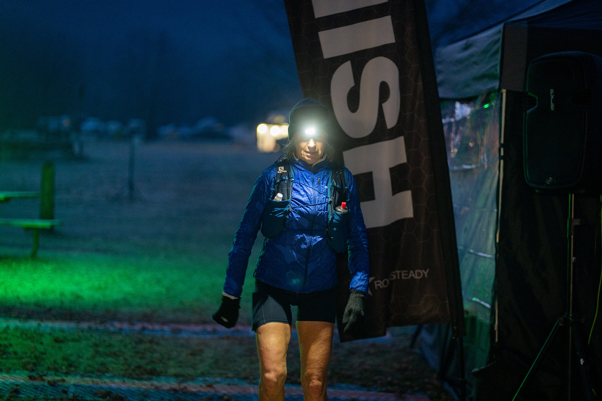 Susan Finishing Another Loop - Photo Credit Jamison Swift