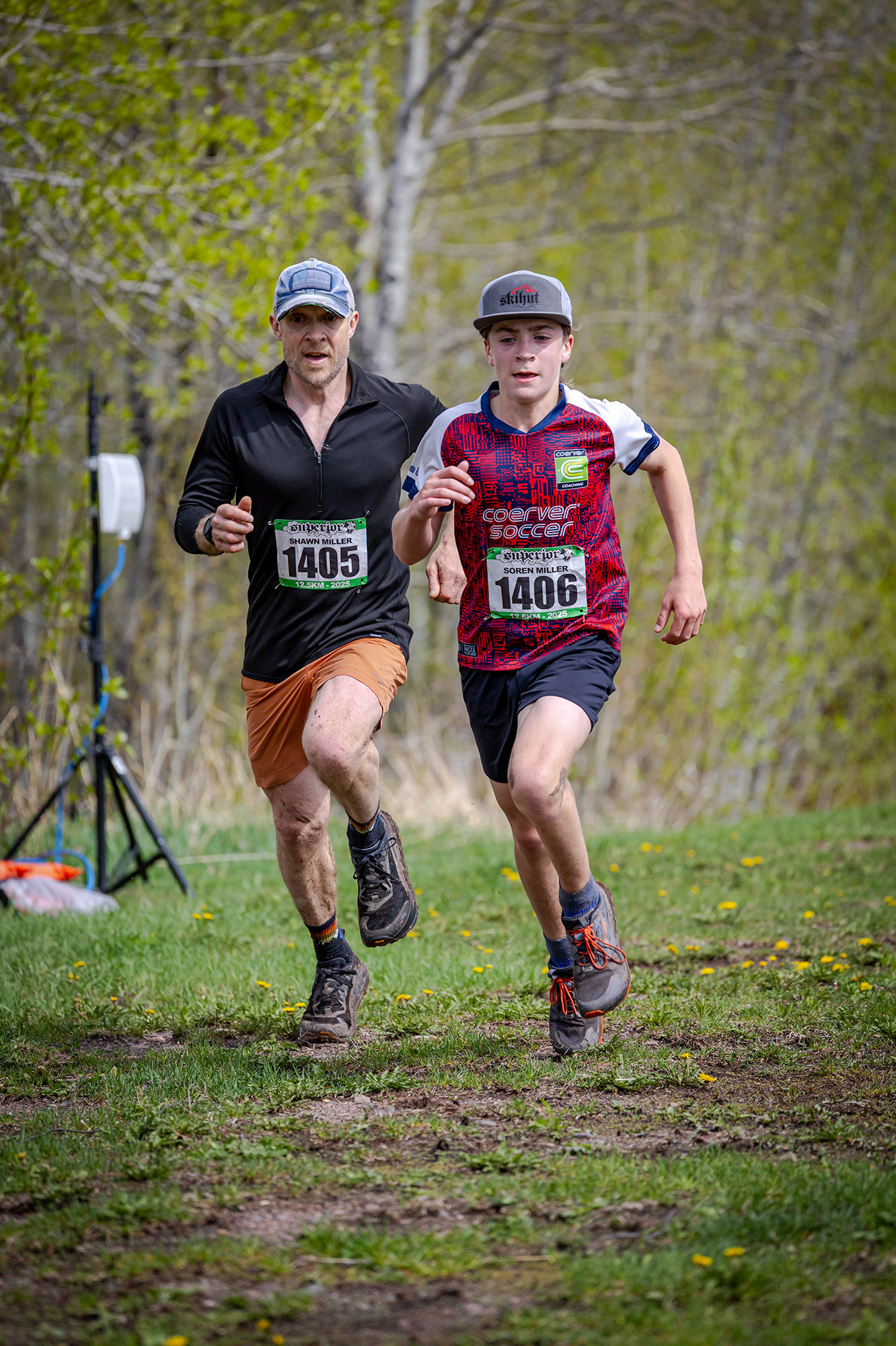 The Millers Finishing Together - Photo Credit Mike Wheeler