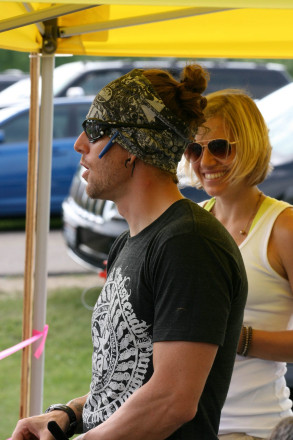 The RD and Faithful Volunteer Holly Karas all Smiles - Photo Credit Mike and Graydon Wheeler