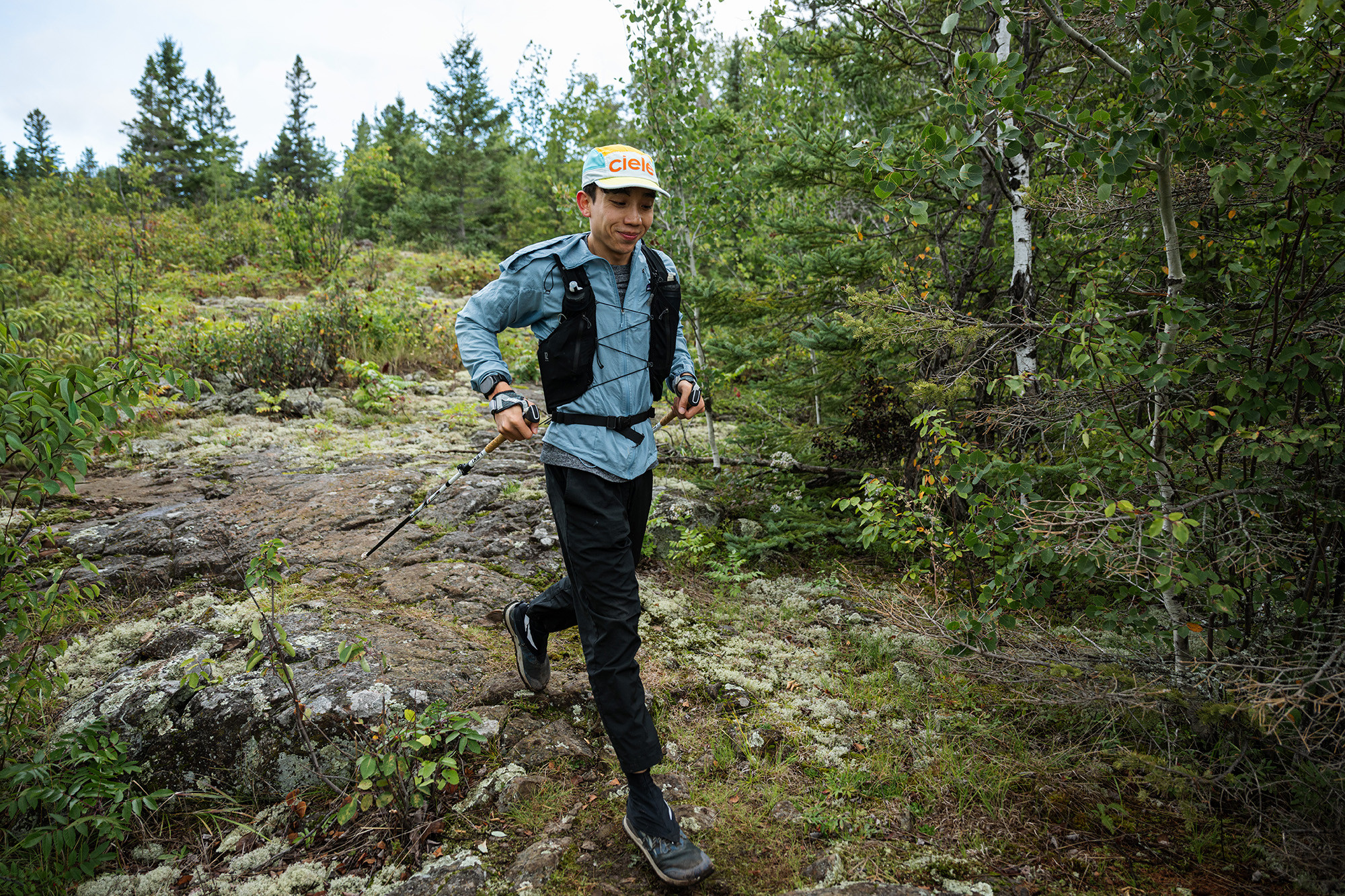 Through the Reindeer Lichen on Blueberry Hill SFTR 2025 - Photo Credit Anastasia Wilde