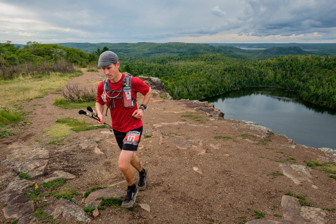 Tony Pierce Above Bean Lake - Photo Credit Kent Keeler