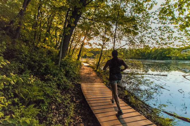 Trail Running Bliss - Photo Credit Fresh Tracks Media