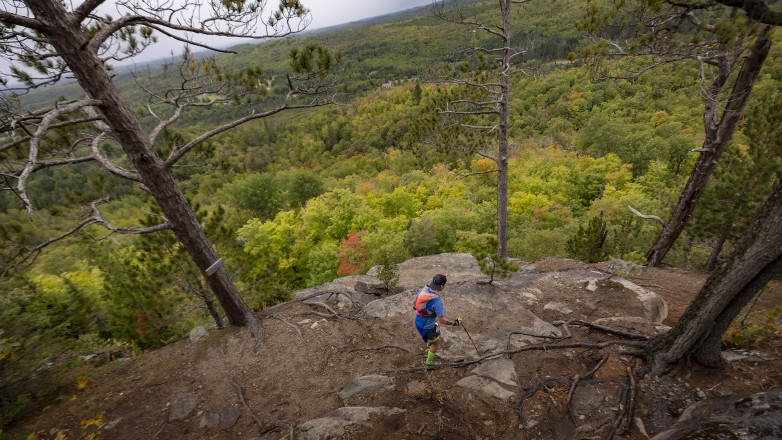 100 Mile Runner at Sawmill Dome SFTR 2025 - Photo Credit Tone Coughlin