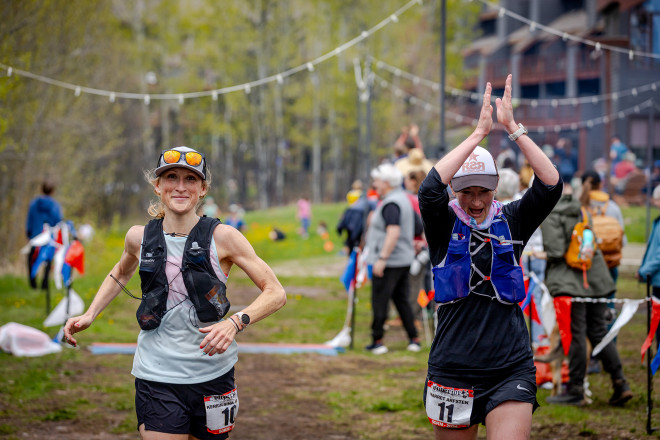 50K Finish With a Friend - Photo Credit Mike Wheeler