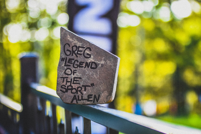 A Special Award for Greg Legend of The Sport Allen - Photo Credit David Markman
