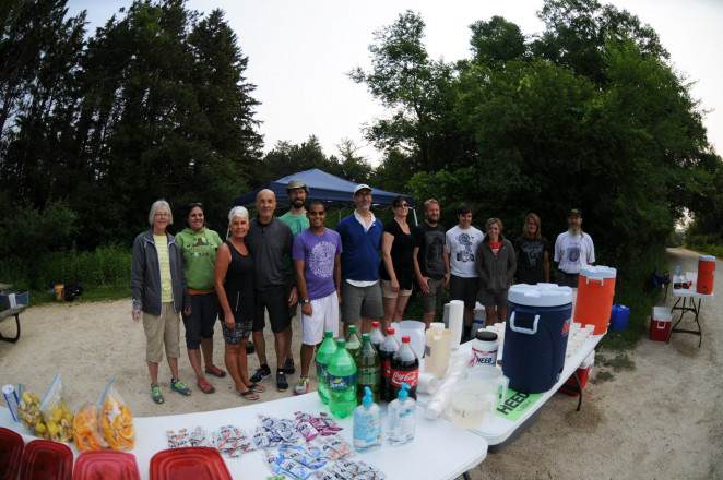 ATR Bluestem Aid Station Volunteers - Photo Credit Amy Husveth