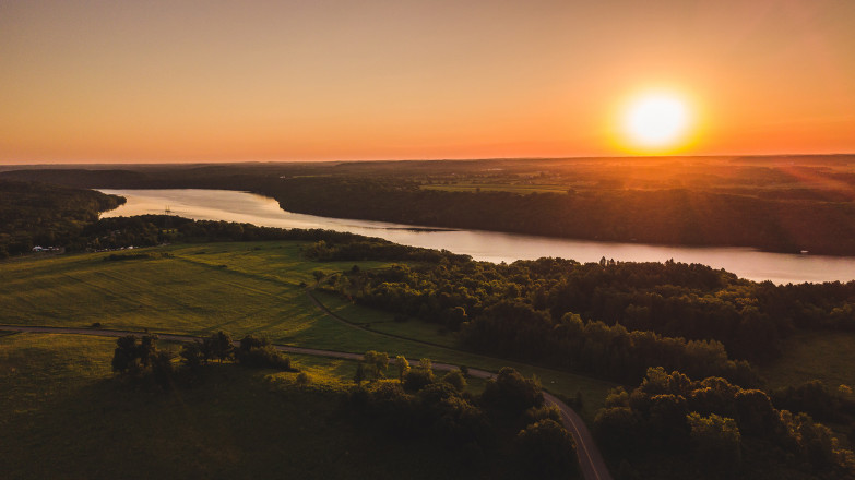 Afton State Park At Dawn Before The Afton Trail Run - Photo Credit Fresh Tracks Media