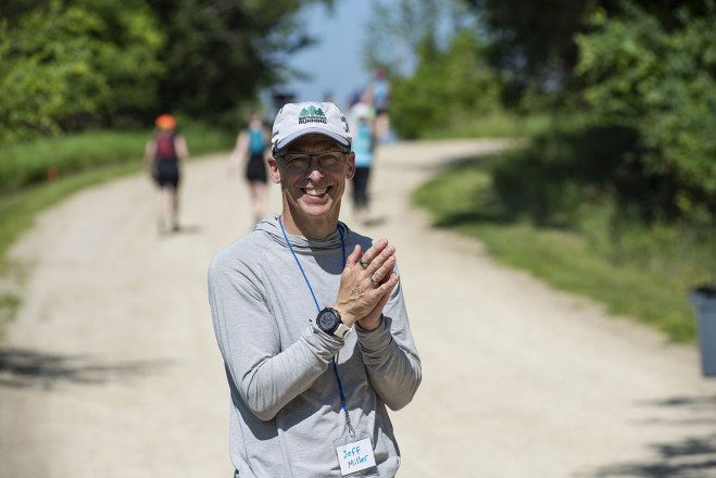 Aid Station 5 Captain Jeff Miller in 2024 - Photo Credit Bill Kelley