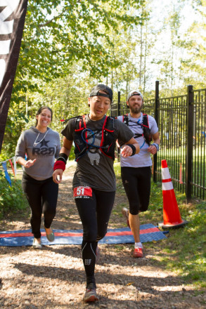 Alex Eichman Finishing with Her Pack - Photo Credit Scott Hudson