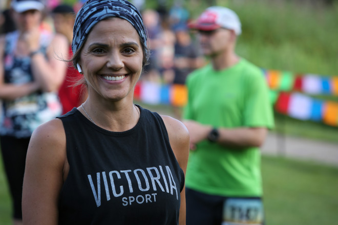 All Smiles Before the Run - Photo Credit Cary Johnson