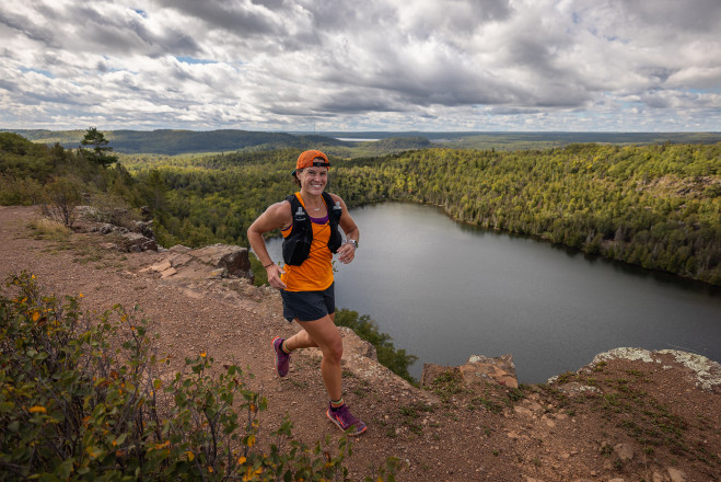 All Smiles at Bean Lake - Photo Credit Howie Stern