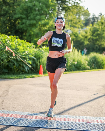 All Smiles at the 2025 ESTRS Leb 7 Trail Run - Photo Credit Scott Rokis