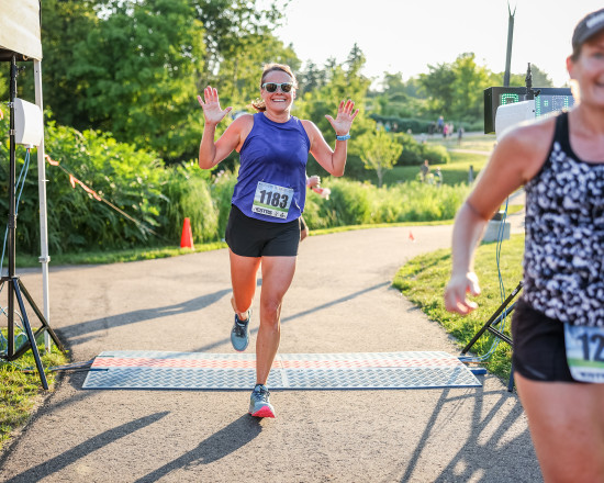 All Smiles at the 2025 ESTRS Lebanon 7 Mile Trail Race - Photo Credit Scott Rokis