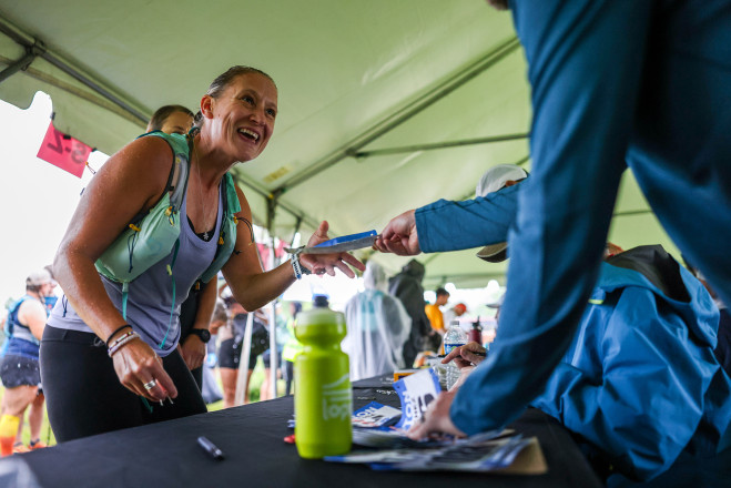 Amy Checking In Afton 2025 - Photo Credit Scott Rokis