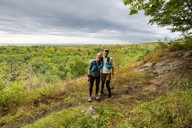 Amy and Andrew Putting in the Miles SFTR 2025 - Photo Credit Scott Rokis