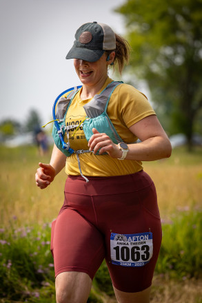 Anika Finishing Strong - Photo Credit Mike Wheeler