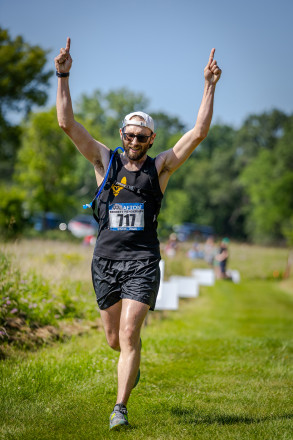 Bennette Henderson with Another 25K Finish - Photo Credit Mike Wheeler